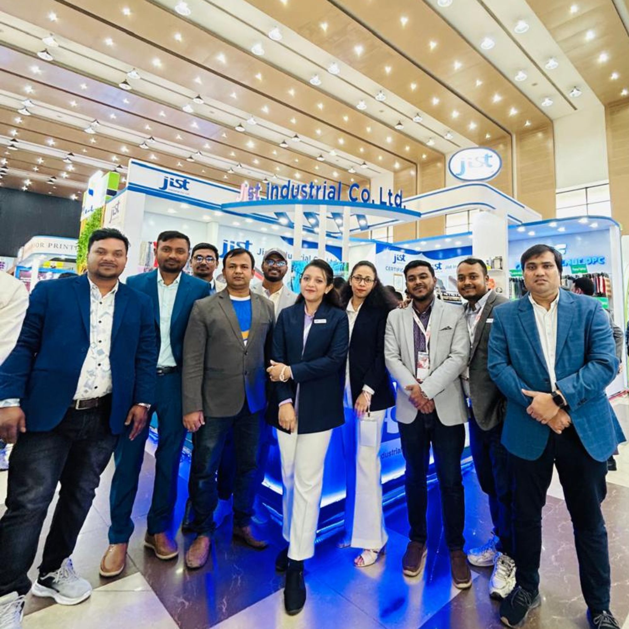 Business presentation with charts and analytics